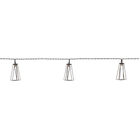 LED Solar-Lichterkette ,Eddy', Dämmerungssensor, outdoor, warmweiß, L 180cm