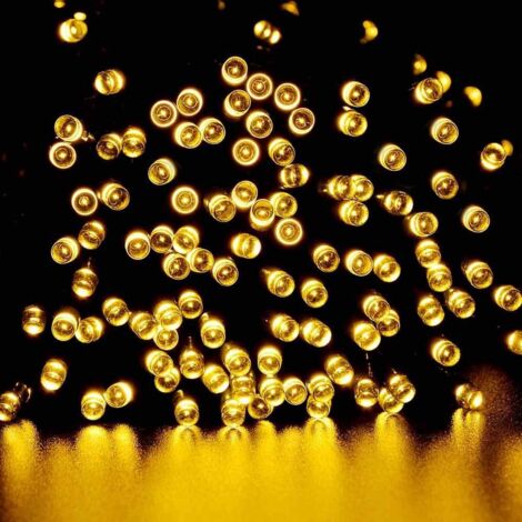 LED-Solar-Lichterkette (warmweiß)