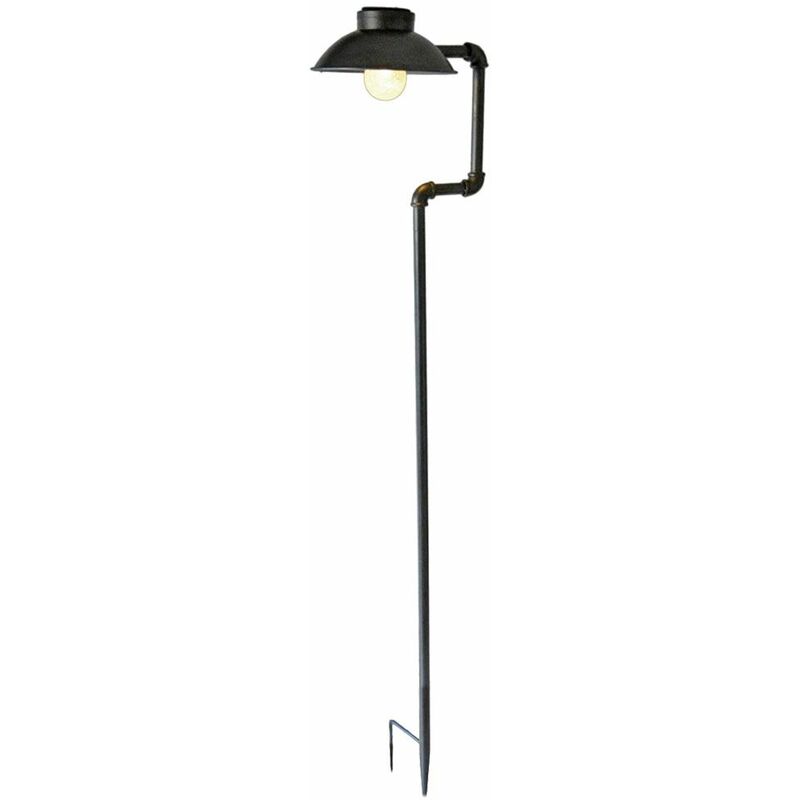 Image of Led Solar Outdoor Lamp Garden Path Illuminazione Ground Spike Plug Luminaire Antique Black harms 507097