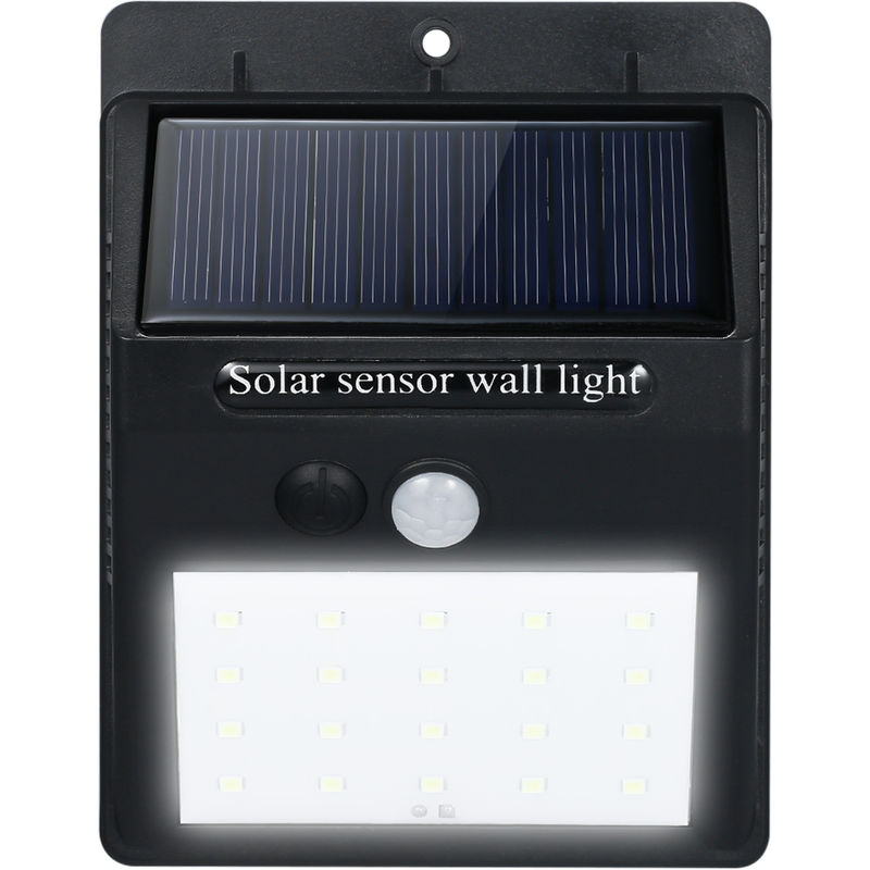 

LED Solar Powered Ruta sensores movimiento ligero de la pared 20 LED inalambrico para exteriores IP65 a prueba de agua ahorro de energia de la calle