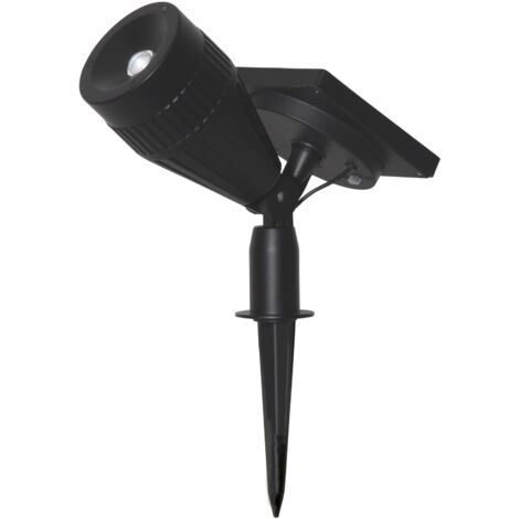 LED-Solar-Spotlight "Powerspot", schwarz