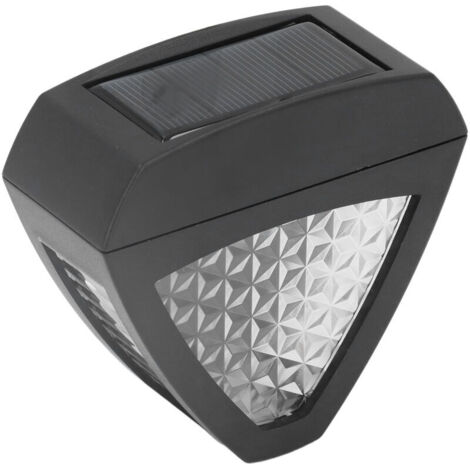 LED Solar Wall Lamp Soft Warm Light Long Battery Life IP44 Wall Light for Home Courtyard Lawn Garden