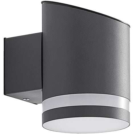 LED Solar Wall Light 'Bentlas' made of Stainless Steel