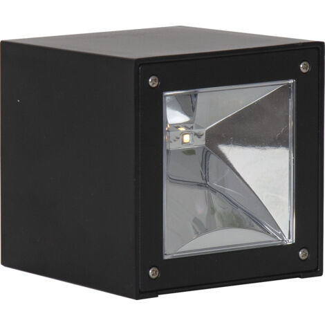 LED-Solar-Wandleuchte"Wally Cube" 20LM
