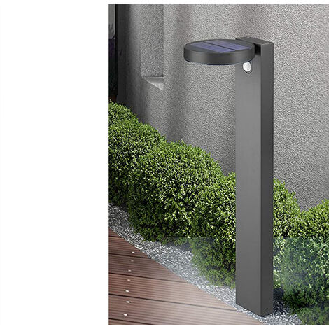 LED Solar Wegeleuchte Außenleuchte POSADAS in Anthrazit, Bewegungsmelder, 60cm