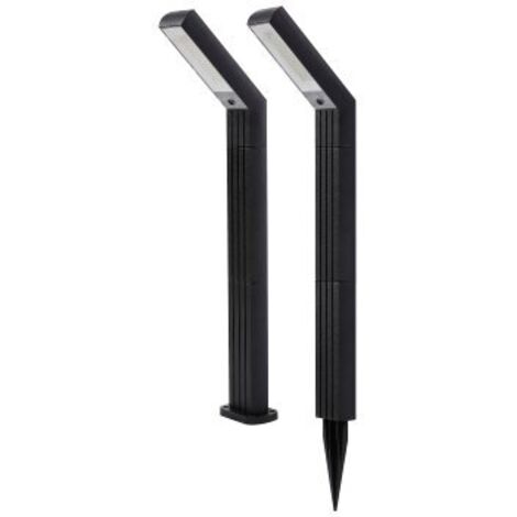 LED Solar Wegeleuchte "SWL-78" IP44, Dämmerungssensor, 3000k warmweiß