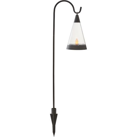 LED-Solar-Windlicht "Pisa",Kunststoff, 1 amber Led