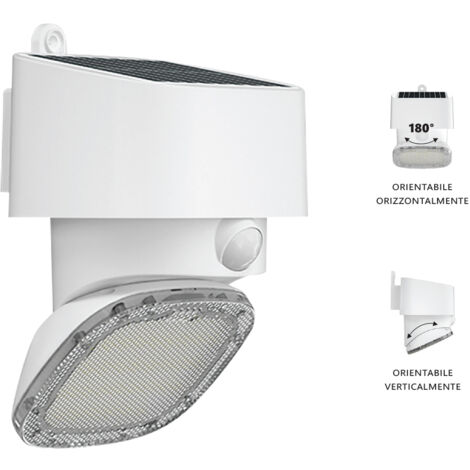 LED solare multifunzione/orientabile 2000lm IP65