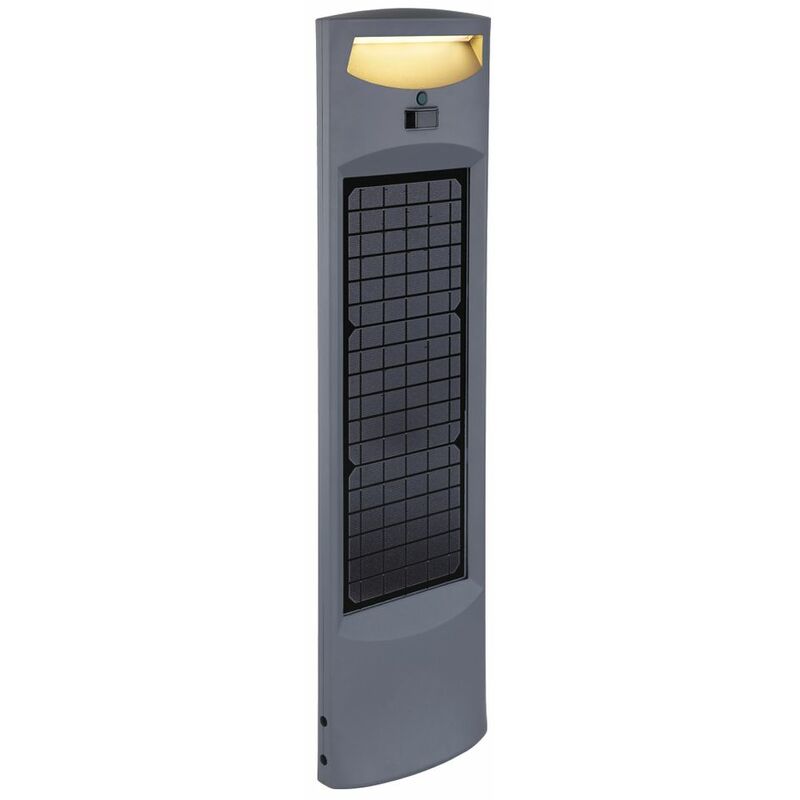 Etc-shop - LED Solarleuchte 1x LED á 20W inkl. flache Sockelleuchte Alu IP65 20 Watt