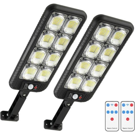LED-Solarleuchte für draußen, 200 LED-Solarstraßenlaterne für draußen mit Bewegungsmelder, IP65 wasserdicht, 3 Modi, leistungsstarker Solar-Flutlichtstrahler für den Außenbereich für den Garten