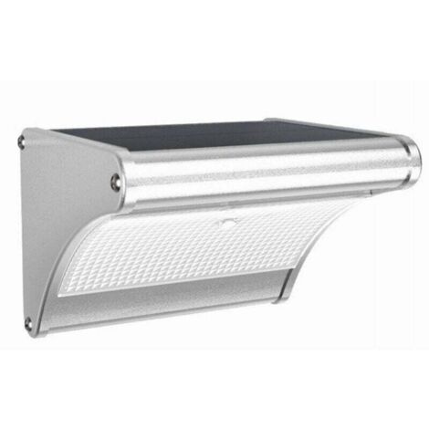 LED-Solarleuchte, Gehäuse aus Aluminiumlegierung, wasserdicht für den Außenbereich, Radar-Bewegungserkennung, geeignet für Veranden, Gärten, Innenhöfe, Garagen (2 Packungen)