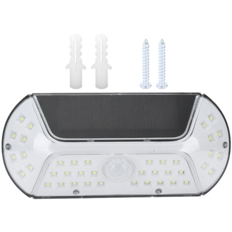 LED-Solarleuchte mit Bewegungsmelder, wasserdicht, reinweiß, für die Außenwandbeleuchtung