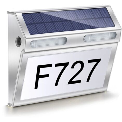 LED-Solarleuchte mit Ladefunktion, 3 Helligkeitsstufen, Bewegungssensor, IP65, 1,5 W, 1800 mAh, Silber
