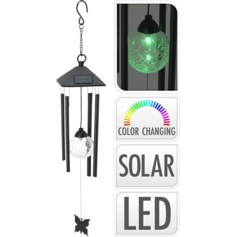 LED Solarleuchte Windspiel Solarleuchte