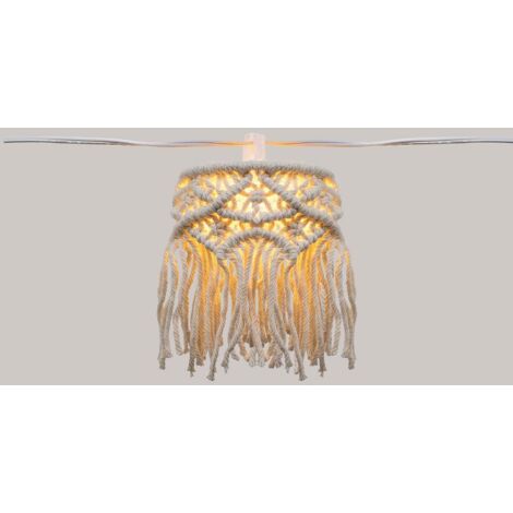 LED Solarlichterkette außen Baumwollschirme 5m lang 2700 K warmweiß IP44 Garten Balkon