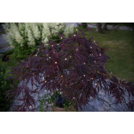 LED-Solarlichterkette "Balls White", 20 teilig,
