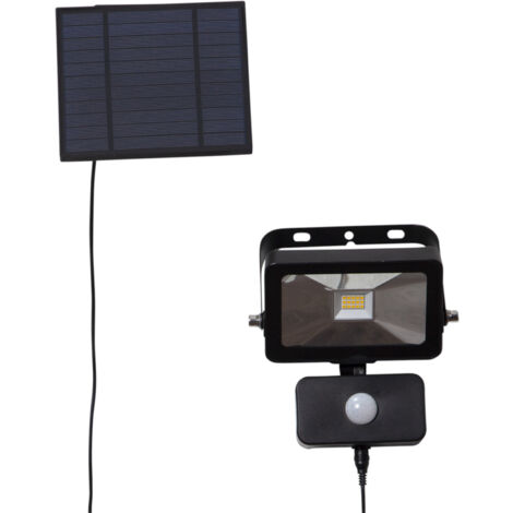 LED-Solarspot "Powerspot", schwarz,1x15 LED