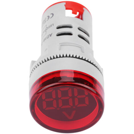 LED-Spannungsanzeige mit roter Digitalanzeige