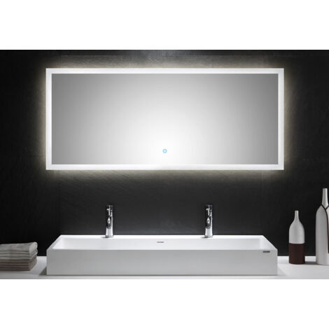 LED Spiegel 140x60 cm mit Touch Bedienung