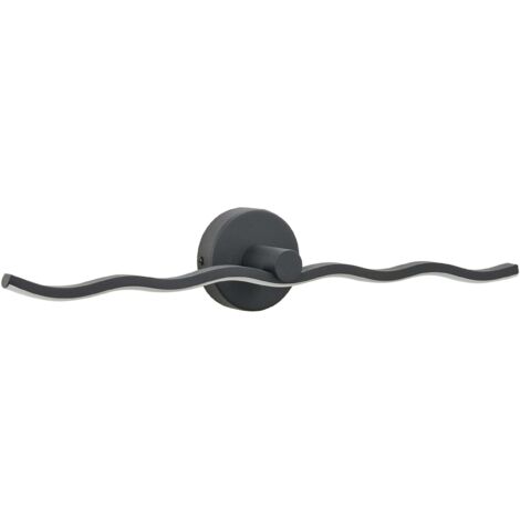 LED Spiegel- und Bilderleuchte AILETTE Metall Schwarz