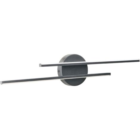 LED Spiegel- und Bilderleuchte TOUQUES Metall Schwarz