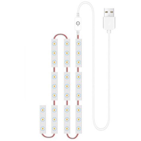 LED-Spiegelscheinwerfer, moderne minimalistische Spiegelleuchte, dimmbare Badezimmer-Schminktischbeleuchtung