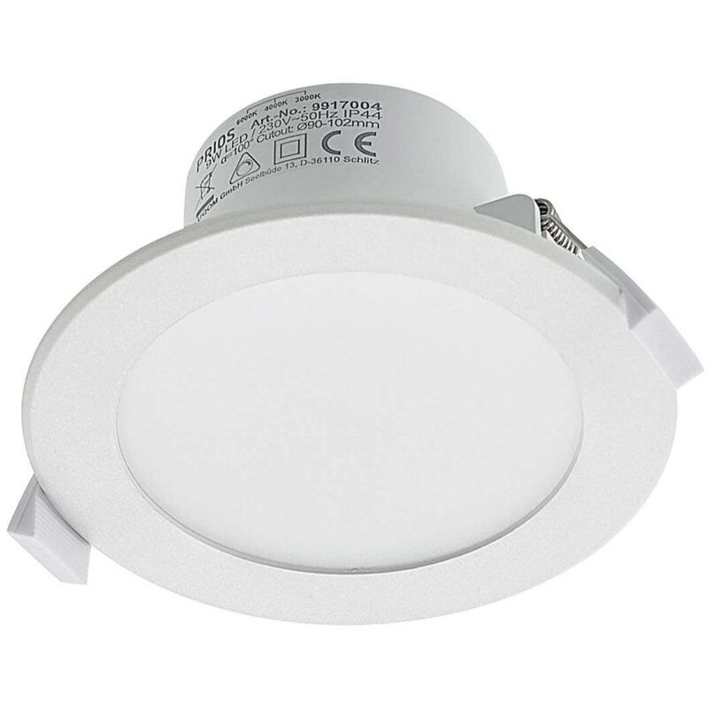 Prios - led Spot encastrable à intensité variable 'Rida' en aluminium pour salle de bain Prios - led Spot encastrable à intensité variable 'Rida' en aluminium pour salle de bain
