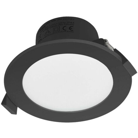 LED Spot encastrable à intensité variable 'Rida' en aluminium pour salle de bain