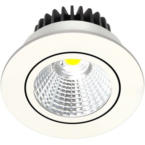 LED Spot encastrable haute tension à intensité variable 'Zarik' en aluminium pour salon & salle à manger
