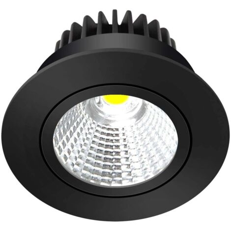 LED Spot encastrable haute tension à intensité variable 'Zarik' en aluminium pour salon & salle à manger