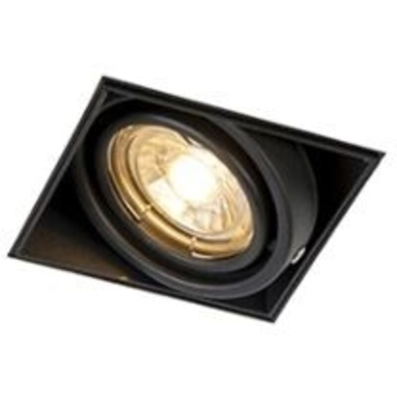Oneon trimless 50 - led Spot encastrable - 1 lumière - l 8.8 cm - Noir - Moderne - éclairage intérieur - Salon i Chambre i Cuisine i Salle à manger