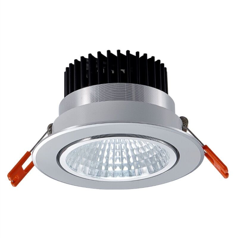 Led spot encastré,Spot encastrable de salle de bain,7W, , blanc chaud,Lot de 1, Ensoleillé