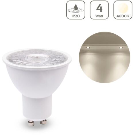 LED Spot GU10 4W 360lm 38° - Lichtfarbe: Neutralweiß 4000K