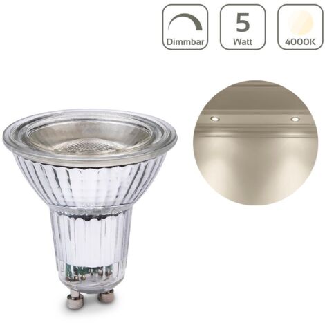 LED Spot GU10 5W neutralweiß dimmbar 4000K 450lm 40°