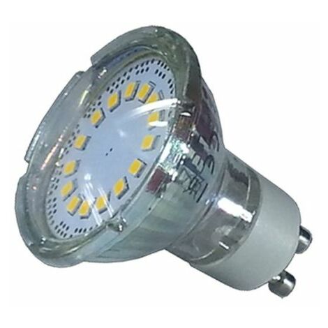 LED Spotlight SMD GU10 5W 4500K° en Verre