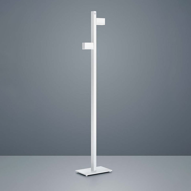 Helestra - LED Stehleuchte Arta 157cm Weiß, Chrom