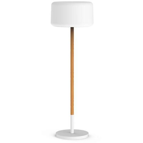 LED Stehlampe außen Solar dimmbar IP65 155 cm mit Farbwechsel RGBCCT Fernbedienung Skandinavisch Terrassenlampe Stehleuchte außen