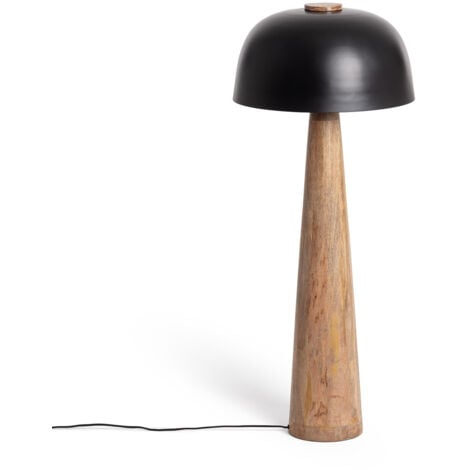 LEDKIA LED Stehleuchte aus Metall Nagama Schwarz