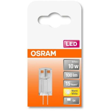LED Stift 0,9W G4 100lm 12V 2.700K clair