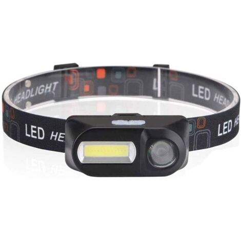 LED-Stirnlampe, Mini, tragbar, über USB wiederaufladbar, Stirnlampe für Camping, Angeln, Taschenlampe