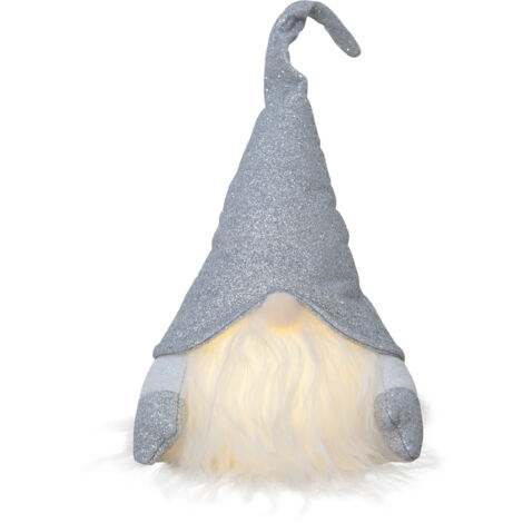 LED-Stoff-Figur 'Joylight', Santa, 1 ww LED,