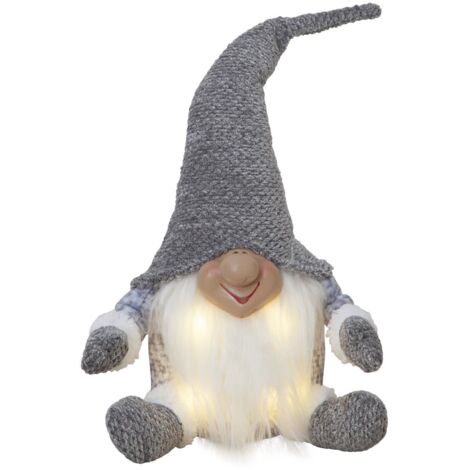 LED-Stoff-Figur 'Joylight', Santa, 4 ww LED,