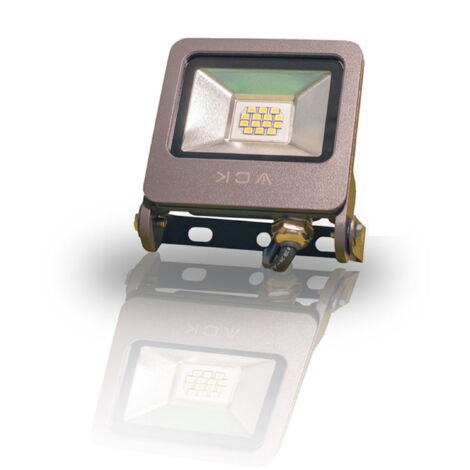 LED Strahler Fluter Projektor Flutlicht 10W 800 Lumen IP65 Wasserdicht für Innen- / Außenbeleuchtung  3000K Warmweiß