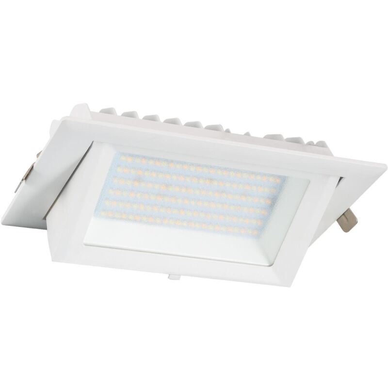 Ledkia - LED-Einbaustrahler Schwenkbar Rechteckig 60W 130lm/W LIFUD Warmes Weiß 3000K - Warmes Weiß 3000K