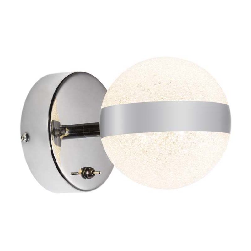 LED Spot Strahler Kugel Leuchte Wohn Zimmer Beleuchtung Design Kristall Wand Lampe Globo 56007-1