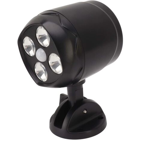 LED-Strahler, wasserdichter Außenwandstrahler mit Bewegungssensor, verstellbare Wandleuchte, drehbare Wandleuchte für Außenhof, Terrasse, Garten
