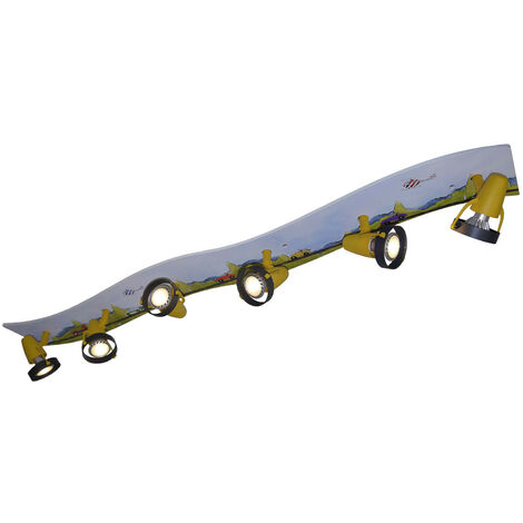 LED Strahlerleiste XXL 6 Spots schwenkbar Deckenstrahler für optimales Licht
