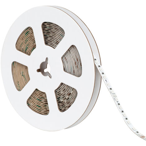 LED-Streifen 24V RGB SMD 120 LED/m 5m 9W/m Breite 8mm Schnitt 5cm IP20 RGB