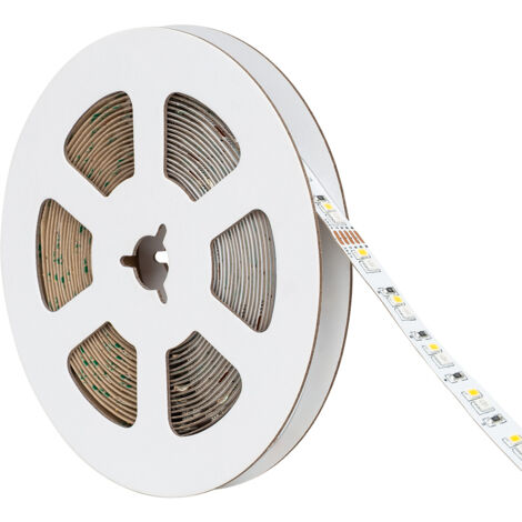 LED-Streifen 24V RGBW SMD 120 LED/m 5m 13W/m Breite 10mm Schnitt 5cm IP20 RGBW