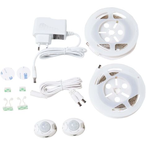 LED Streifen ATRATO 240 cm mit Bewegungsmelder Weiß